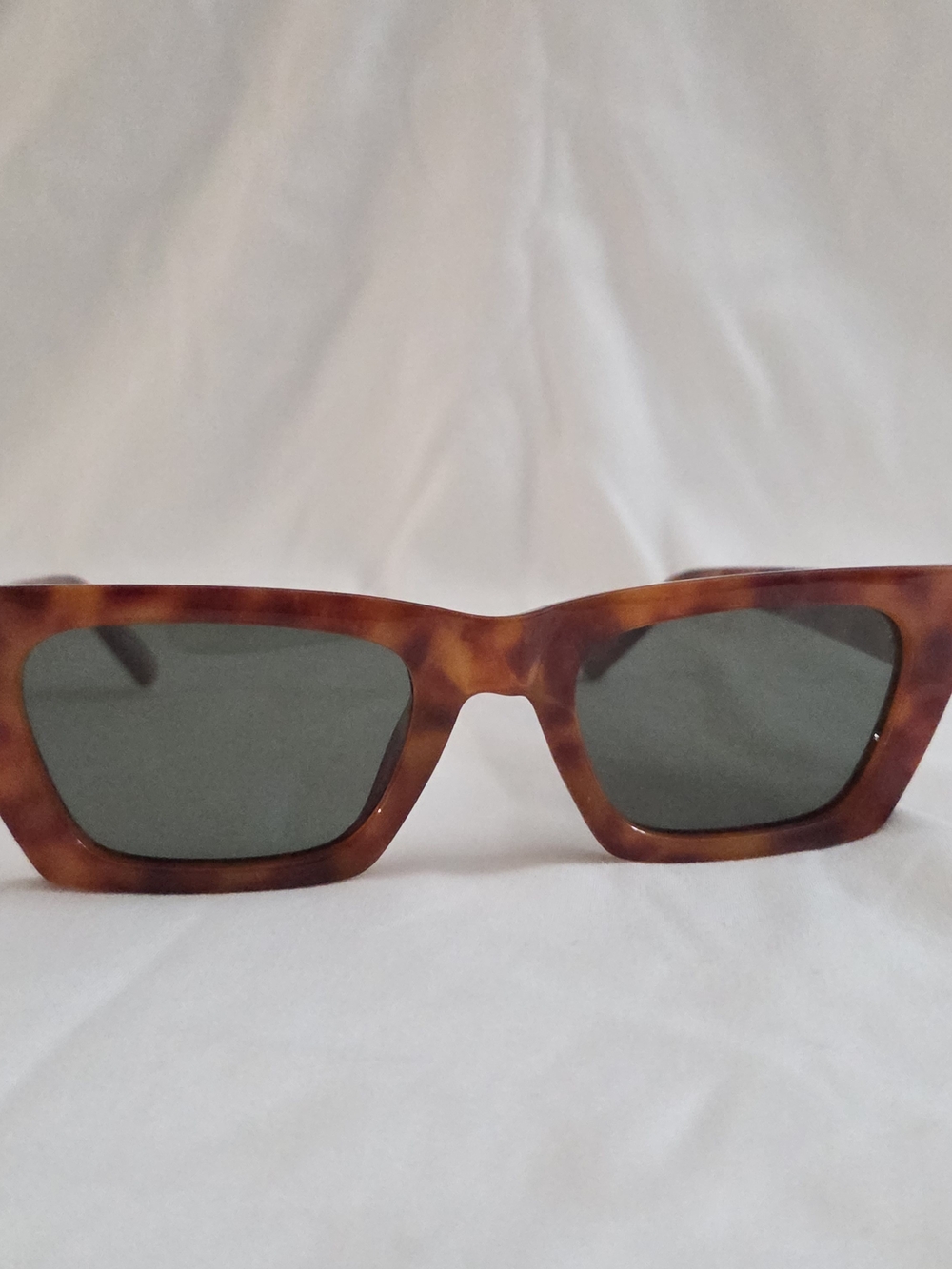Tortoise Shell Rectangular Sunglasses - Picture 2 of 5